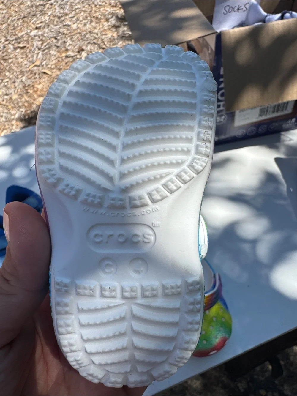 Baby Crocs Rainbow